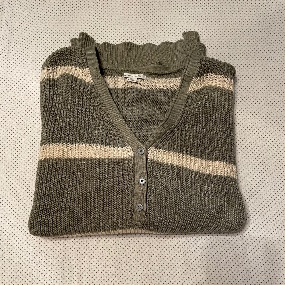 American Eagle striped sweater